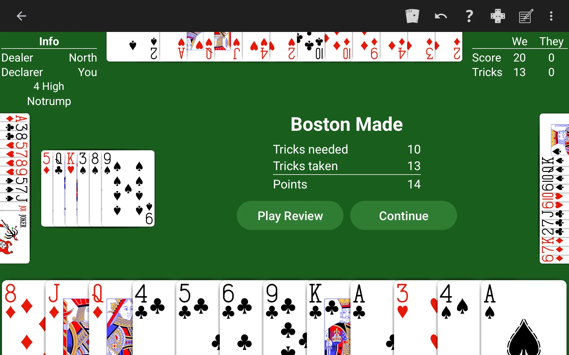 Bid Whist - Expert AI screenshot