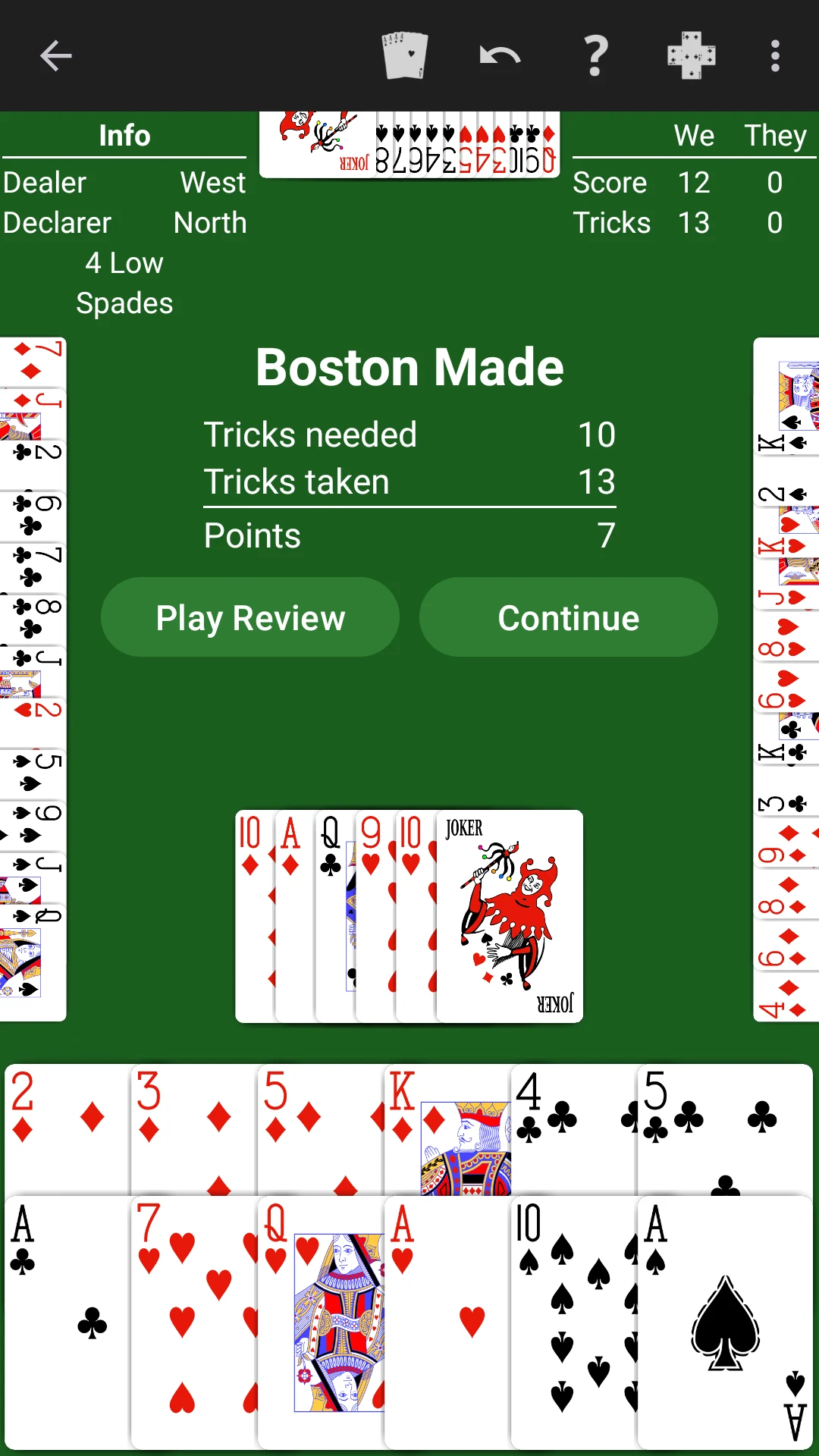 Bid Whist - Expert AI screenshot