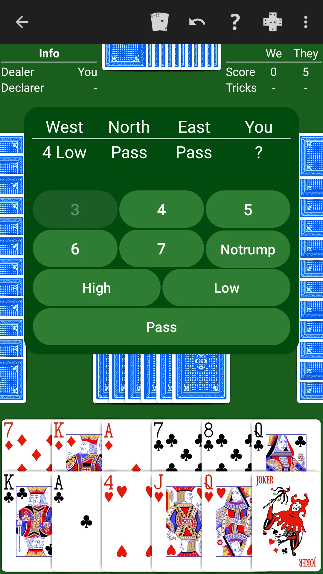 Bid Whist - Expert AI screenshot