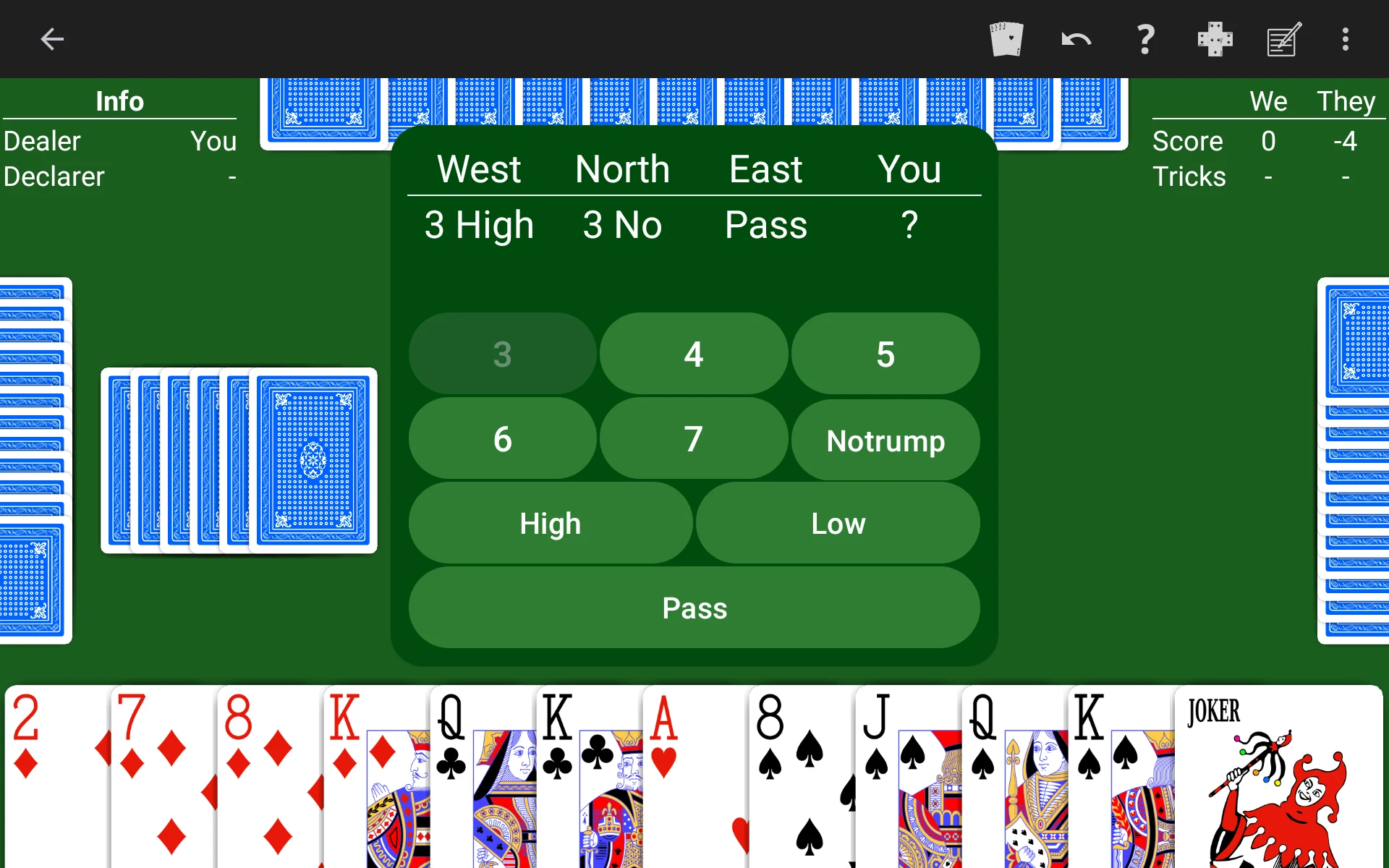 Bid Whist - Expert AI screenshot